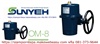 OM8-Serie"Sunyeh" Electric Actuator หัวขับไฟฟ้า On-off 4-20mAh ไฟ 12DC 24DC 110V 220V ส่งฟรีทั่วประเทศ
