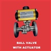 ball valve with actuator