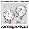 Bourdon Pressure Gauge MGS10 (Brass)