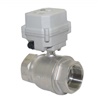 A150-T50-S2-B DN50 SS304 SS316 motorized ball valve with manual override