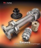 Thomas flexible disc coupling type XTSRS1298 standard hub w/o adapter,  W/Stainless steel disc pack 2-3/4" bore 