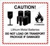 CAUTION Lithium Metal Batteries