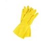 ถุงมือยางเอนกประสงค์ สีเหลือง ถุงมือทำความสะอาด 1โหล