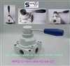 MR432-15 Hand valve 4/2 size 1/2" แฮนด์วาล์ว 4/2 แรงดันลม 0-10 bar ราคาถูก ทนทาน ส่งฟรีทั่วประเทศ