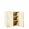 double swing door cabinet with 2 shelves 900w x 450d x 1000h mm.
