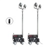 Tormin, ZW3500D, Two-lamp High-tech Remote Control Mobile Light Tower
