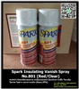 Spark Insulating Vanish Spray No.801 น้ำยาวานิชเคลือบขดลวด เคลือบติดแน่น ทนทานต่อไอน้ำ ความชื้น ไอเกลือ กรด ด่าง
