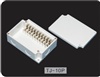 TIBOX TJ-10P กล่องพลาสติก พร้อมเทอร์มินอลบล็อก(Plastic Terminal Block Box IP66) 10Pole 10A Size : 110x75x40 mm.