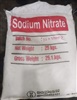 โซเดียมไนเตรท อินเดีย SODIUM NITRATE  India 25 กก./ถุง
