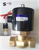 US-15-24V Solenoid valve 2/2 Size 1/2" ไฟ 24DC แบบ NC Pressure 0-15 bar Temp -5-185C ใช้กับ น้ำ ลม น้ำมัน Stream ส่งฟรีทั่วประเทศ