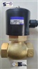 US-25-24V Solenoid valve 2/2 Size 1" ไฟ 24DC แบบ NC Pressure 0-15 bar Temp -5-185C ใช้กับ น้ำ ลม น้ำมัน Stream ส่งฟรีทั่วประเทศ