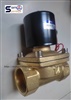 UW-40-12V Solenoid valve 2/2 size 1-1/2"โซลินอยด์วาล์ว pressure 0-8bar 120psi ทองเหลือง ใช้กับ น้ำ ลม น้ำมัน ส่งฟรีทั่วประเทศ