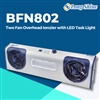 BFN802 Two Fan Overhead Ionzier with LED Task Light