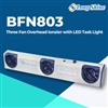 BFN803 Three Fan Overhead Ionzier with LED Task Light