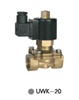 UWK-20-220V Uni-D Solenoid valve No แบบเปิด ทองเหลือง 2/2 size 3/4" ไฟ 220V Pressure 0-10kg/cm2(bar) 150psi Temp 99C ใช้กับ น้ำ ลม น้ำมัน