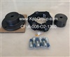 MIKI PULLEY Rubber Body, Bolts, Spring Pin, Cylindrical Hub, Flange Hub CF-A-008-O2-1360