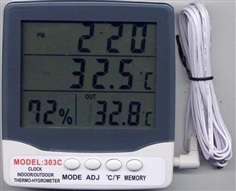Thermometer เครื่องวัดอุณหภูมิและความชื้นในอากาศ