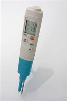 เครื่องวัดความเป็นกรดด่าง (pH) รุ่น testo 206-pH2 - วัดใน SemiSolid เช่น ครีม โยเกิร์ต ชีส 