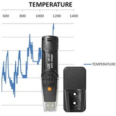 เครื่องบันทึกอุณหภูมิ ความชื้น USB Temperature Datalogger