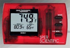 เครื่องวัดอุณหภูมิ ความชื้น ตั้ง Alarm HI/LOW ได้ 800041R 