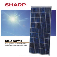 แผงโซล่าเซลล์ Solar Cell ขนาด 130วัตต์ ยี่ห้อ SHARP