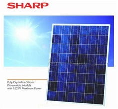 แผงโซลาร์เซลล์ Solar Cell ขนาด 162 วัตต์ ยี่ห้อ SHARP