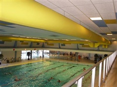 สระว่ายน้ำในร่ม Swimming Pools vs ท่อลมแอร์ผ้า (Fabric/Textile duct, Air Sock)