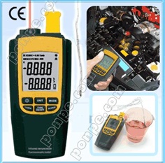 2-in-1 Digital Laser/Non-Contact Infrared & Thermocouple 8090