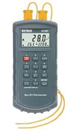 421502: Type J/K, Dual Input Thermometer with Alarm 