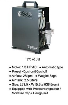 ปั๊มอัดอากาศ Air pump Sparmax model TC-610H