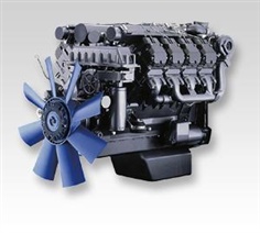 The construction equipment engine water-cooled 187 - 440 kW  /  251 - 590 hp 