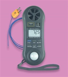 4 in 1 Environmeter (Anemometer, Humidity, Light & Temperature)