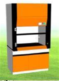 ตู้ดูดควัน Fume Hood Cupboard (สีส้ม) ขนาด 1200 x 900 x 2350 mm