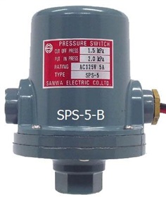 SANWA DENKI Pressure Switch SPS-5-B ON/2kPa, OFF/3kPa
