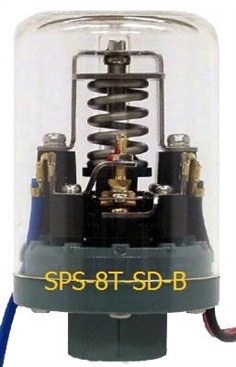 SANWA DENKI Pressure Switch SPS-8T-SD-B (Upper)