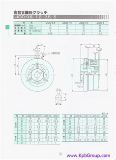 SHINKO Dry Type Single-Disc Electromagnetic Clutch JCC-0.6