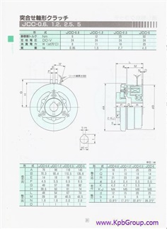 SHINKO Dry Type Single-Disc Electromagnetic Clutch JCC-5