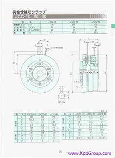 SHINKO Dry Type Single-Disc Electromagnetic Clutch JCC-10
