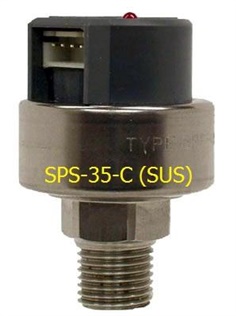 SANWA DENKI Pressure Switch (Upper Limit On) SPS-35-C (SUS-303, SUS-316)