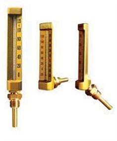 GOLDEN-Glass Thermometer Gauge