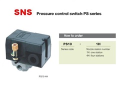 SNS-Pressure Control Switches PS series