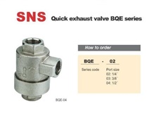 SNS - Quick exhaust Valves BQE SERIES