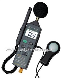 เครื่องวัดอุณหภูมิ-ความชื้น-เสียง-แสง 4in1 Thermometer รุ่น DT-8820