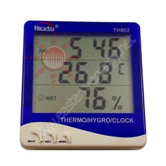 Thermometer เครื่องวัดอุณหภูมิและความชื้นในอากาศ รุ่น TH802