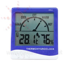 Thermometer เครื่องวัดอุณหภูมิและความชื้นในอากาศ รุ่น HTC-5