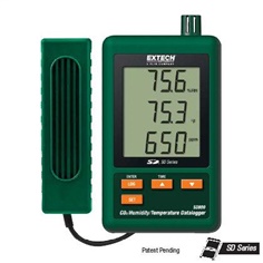 เครื่องวัดและบันทึกข้อมูล (Datalogger) Temperature-Humidity SD800