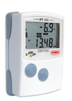 เครื่องวัดบันทึกอุณหภูมิความชื้น [Hygro-Thermometer Datalogger] KT200