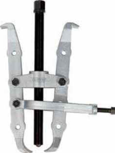 Universal 2 arm puller set with clamping yoke