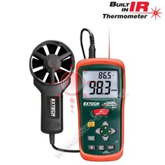 LM-8010 4 in 1, Anemometer with air Flow (CMM, CFM) Humidity Meter Light  Meter Thermometer: : Industrial & Scientific