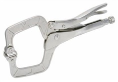 Welding clamp gripping pliers with movable clamping jaws